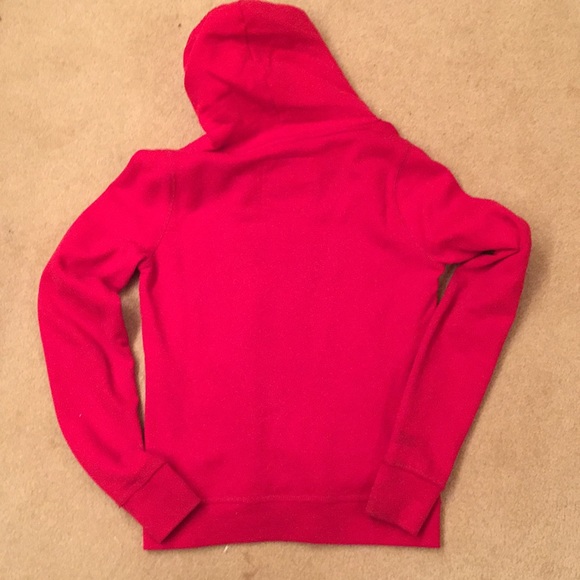 Hollister Red Sweatshirt Junior Size M w/ hood - Picture 4 of 7